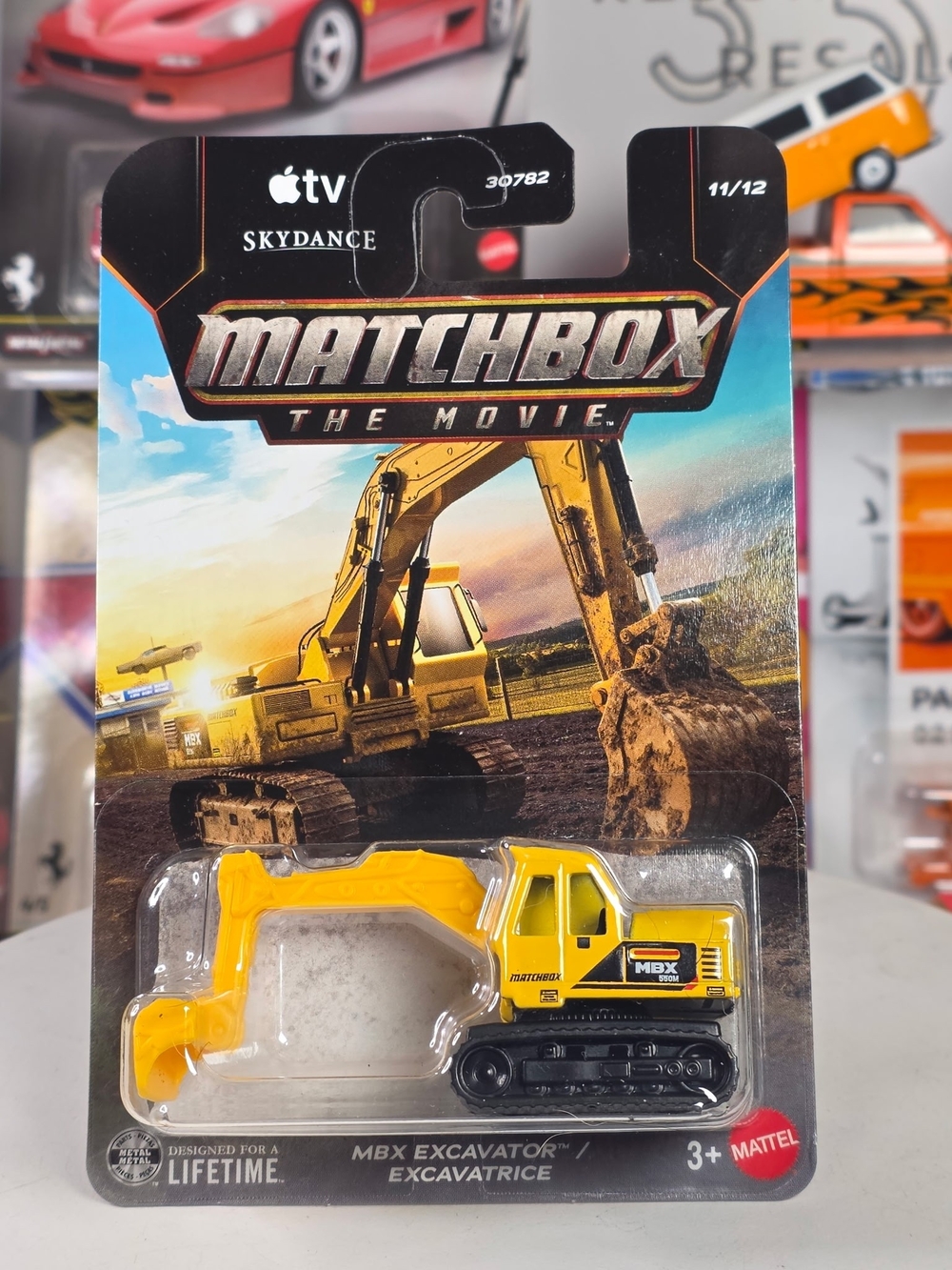 2026 Matchbox the Movie 11/12 MBX Excavator